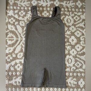 All in Motion Brown Sleeveless Bodysuit